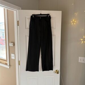 Black Wide-Leg Pants